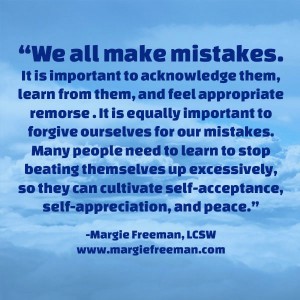 Mistakes by Margie Freeman, LCSW