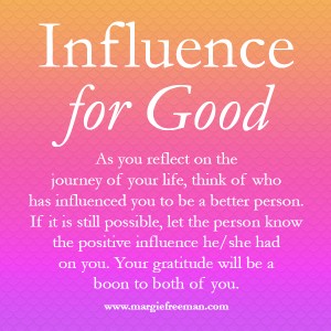 Influence for Good_margie Freeman